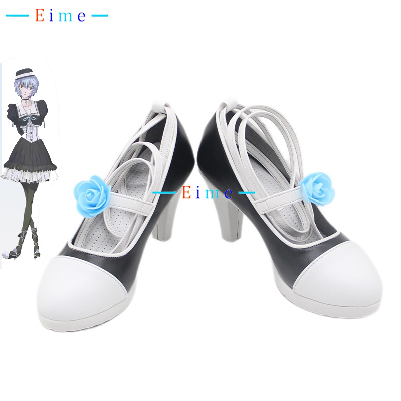 Women'S Shoes Rei - อายานามิ เรย์คอสเพลย์รองเท้า EVA อุปกรณ์ประกอบฉากคอสเพลย์ PU อะนิเมะรองเท้าหนังฮาโลวีนคาร์นิวัลรองเท้าสั่งทำพิเศษ