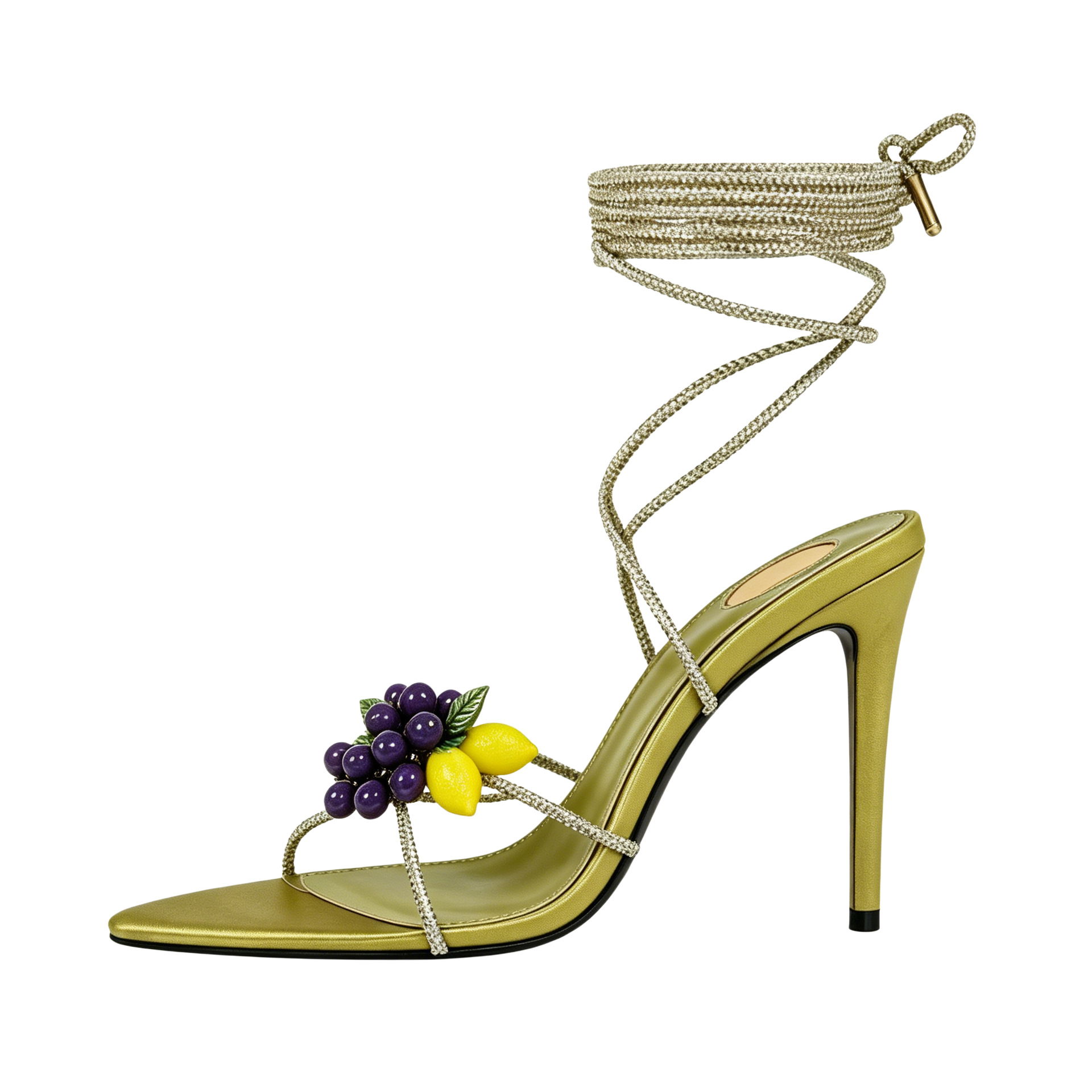 รองเท้าส้นสูงแบบส้นเข็มประดับผ - Rhinestone Sandal Women บทวิจารณ์และราคา
