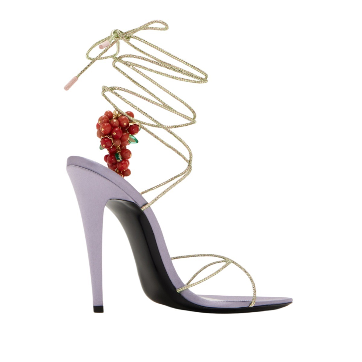 รองเท้าส้นสูงแบบส้นเข็มประดับผ - Rhinestone Sandal Women บทวิจารณ์และราคา