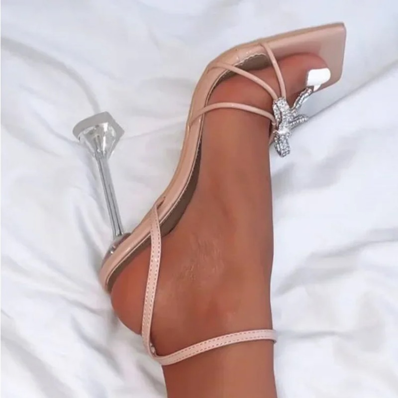 รองเท้าส้นสูงพิเศษสำหรับผู้หญิ - Rhinestone Sandal Women บทวิจารณ์และราคา