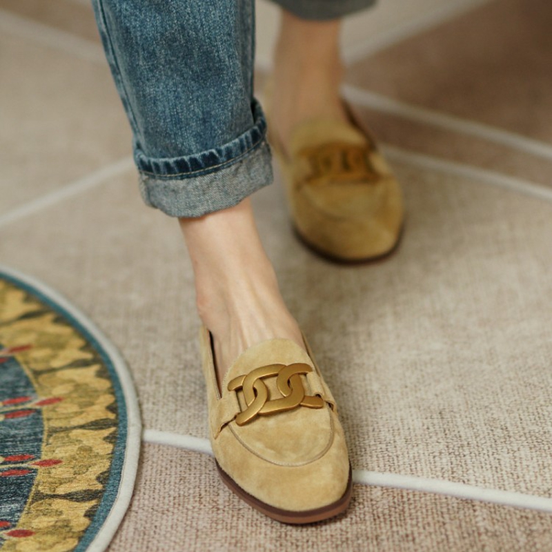 หนังนิ่มหนังผู้หญิง Loafers ฤด - Women'S Shoes Everyday บทวิจารณ์และราคา