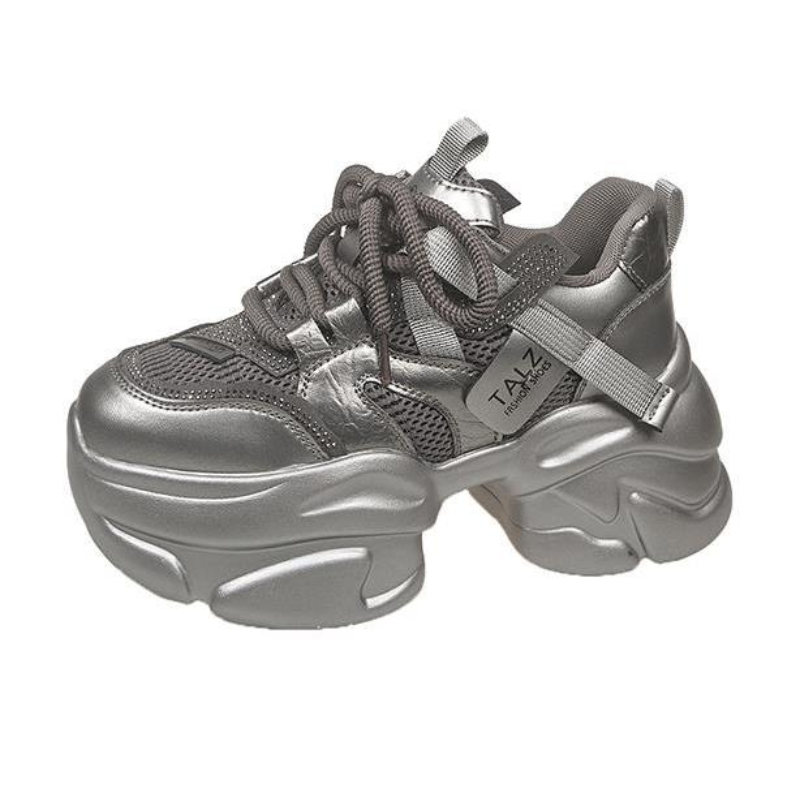 รองเท้าผ้าตาข่ายผู้หญิง สไตล์  - Wedge Heeled Sneaker บทวิจารณ์และราคา