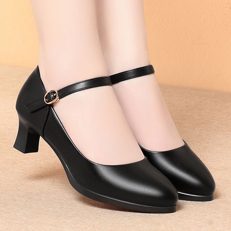 5 ซม.ส้น Flight Attendant รองเ - Women'S Shoes For Standing All Day บทวิจารณ์และราคา