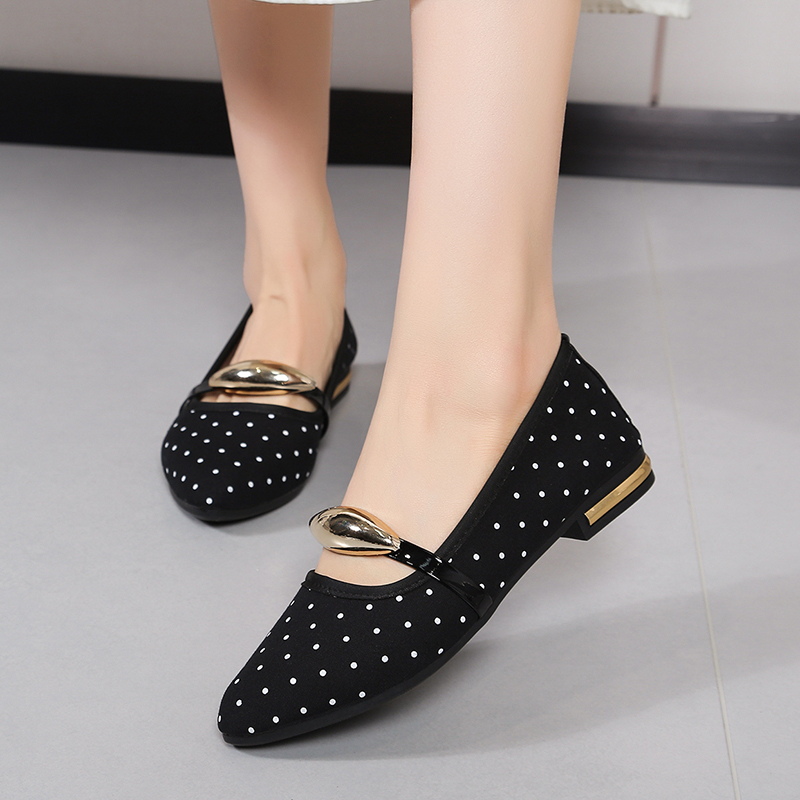 รองเท้าส้นเตี้ยทรงแหลม ดีไซน์ห - Women'S Shoes Everyday บทวิจารณ์และราคา