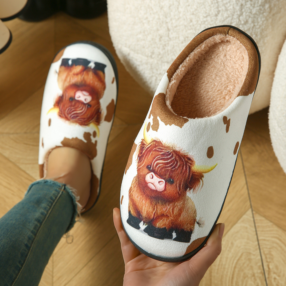 รองเท้าแตะการ์ตูนน่ารักรูปสุนั - Women Shoes For Winter บทวิจารณ์และราคา